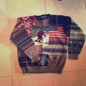 Vintage Ralph Lauren ski sweater